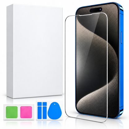 Clear Regular Tempered Glass for Apple iPhone 13 Pro Max - angled product view