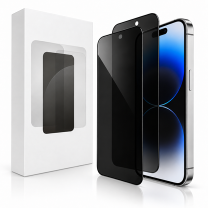 Privacy Tempered Glass for Apple iPhone 14 Pro Max - side profile product view