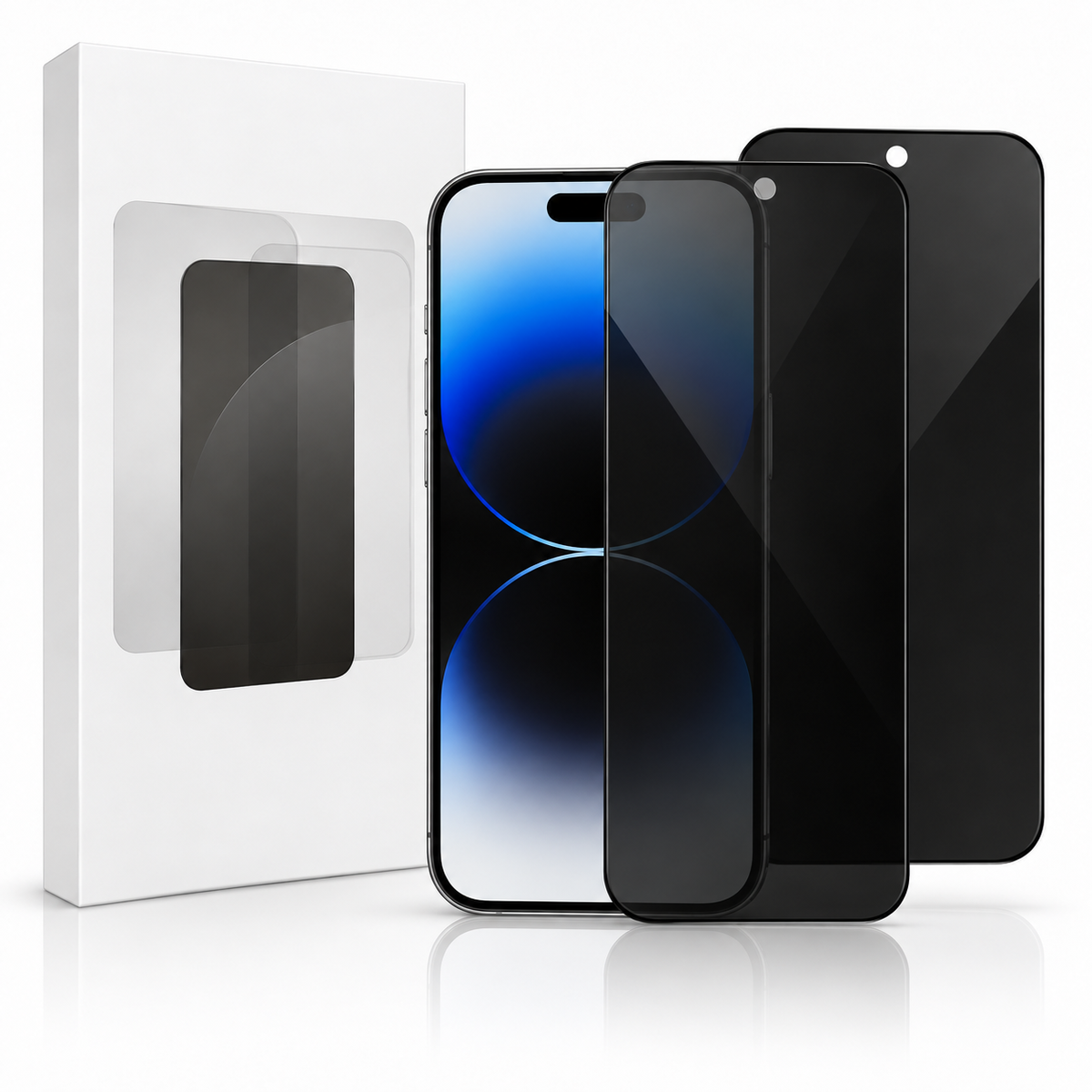 Privacy Tempered Glass for Apple iPhone 13 Pro Max - angled product view
