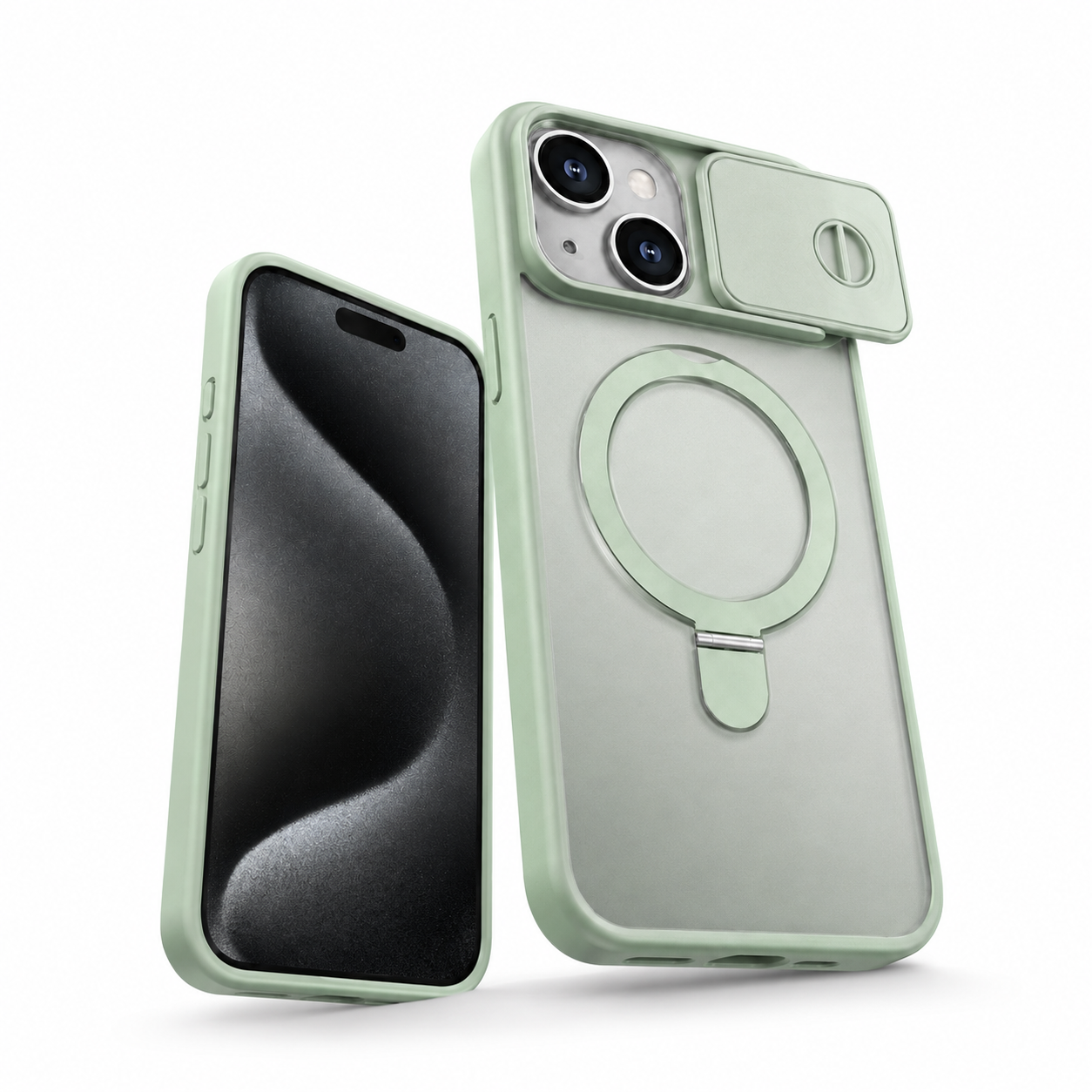 Camera Shield MagSafe Case for Apple iPhone 14 - Light Green