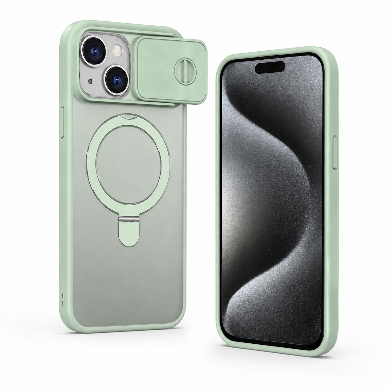 Camera Shield MagSafe Case for Apple iPhone 13 - Light Green