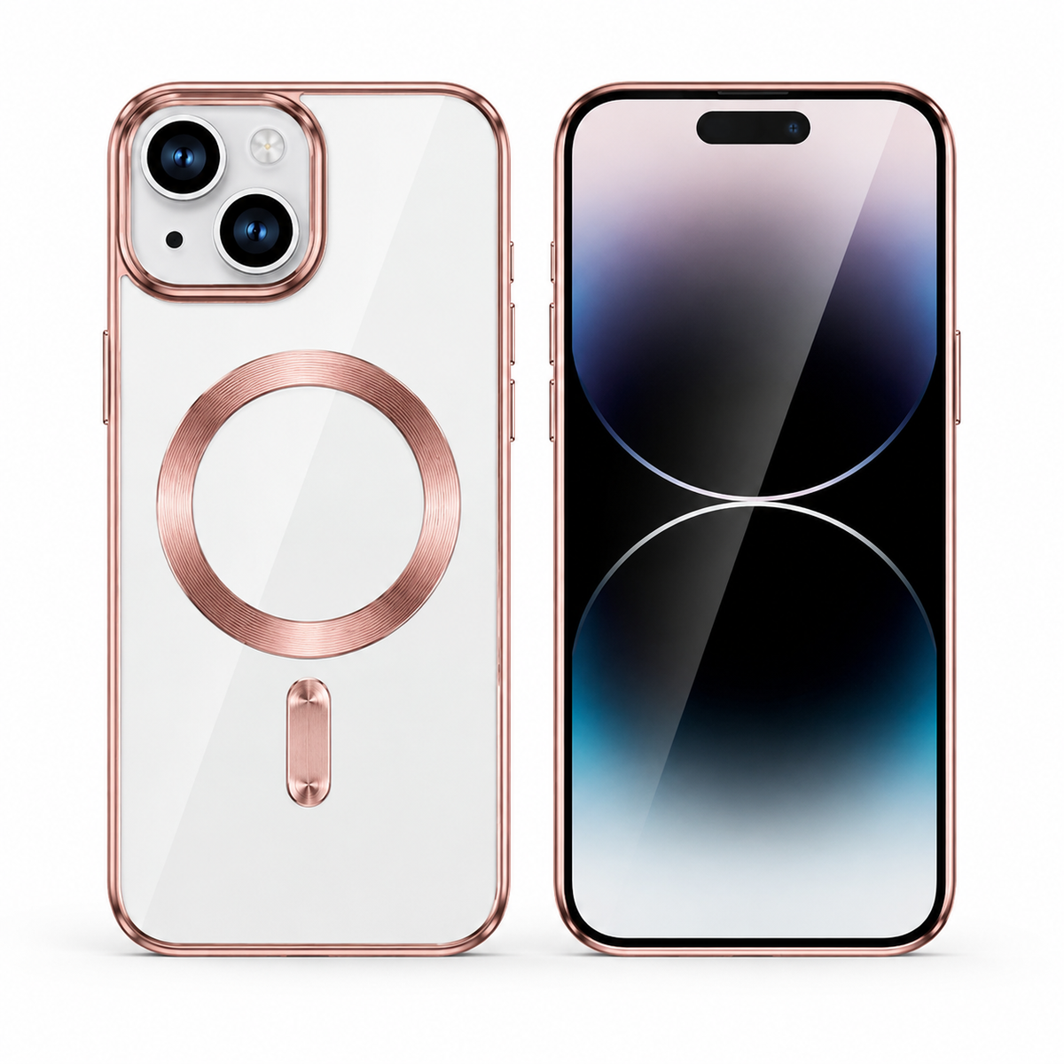 Electro Matte MagSafe Case for Apple iPhone 13 - Rose Gold