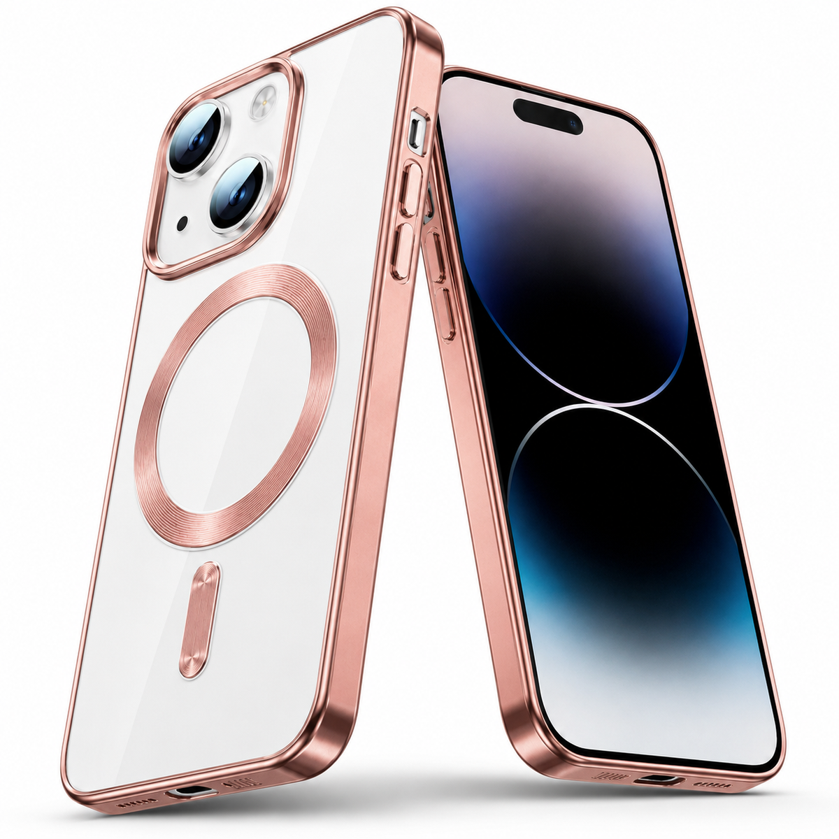 Electro Matte MagSafe Case for Apple iPhone 13 - Rose Gold