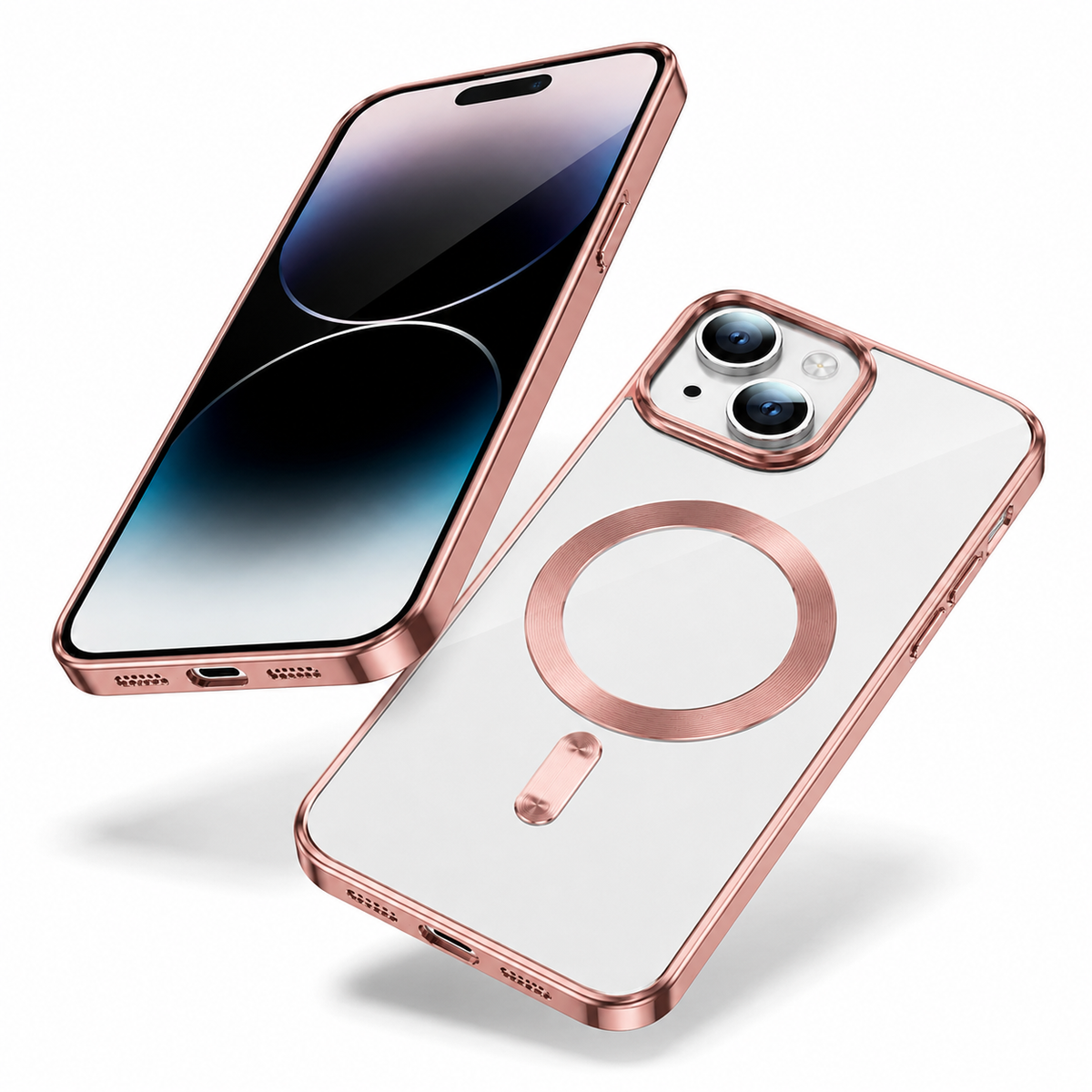 Electro Matte MagSafe Case for Apple iPhone 13 - Rose Gold