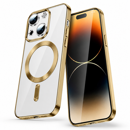 Electro Matte MagSafe Case for Apple iPhone 14 - Gold