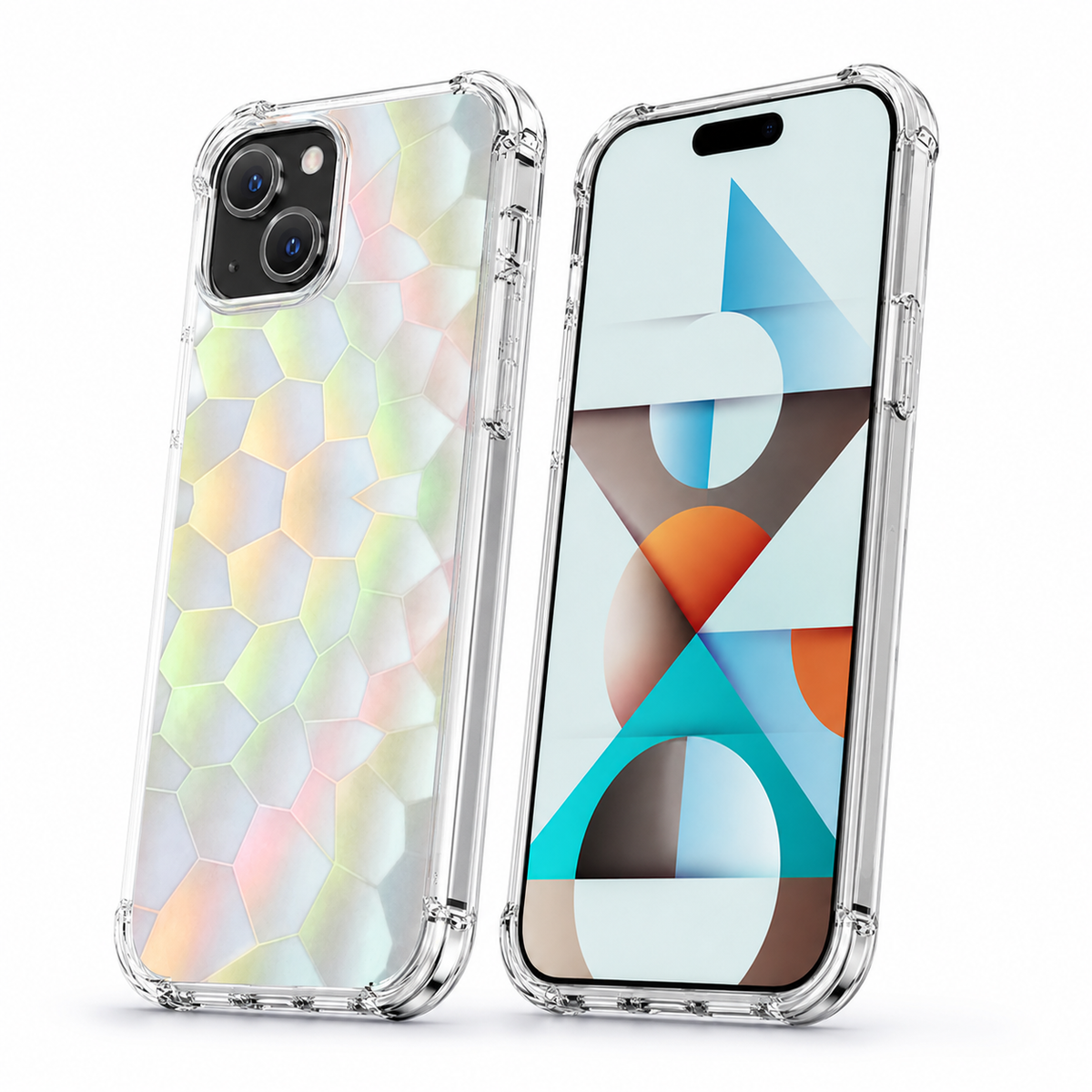 Edge Diamond Cut Clear Case for Apple iPhone 14 - Clear