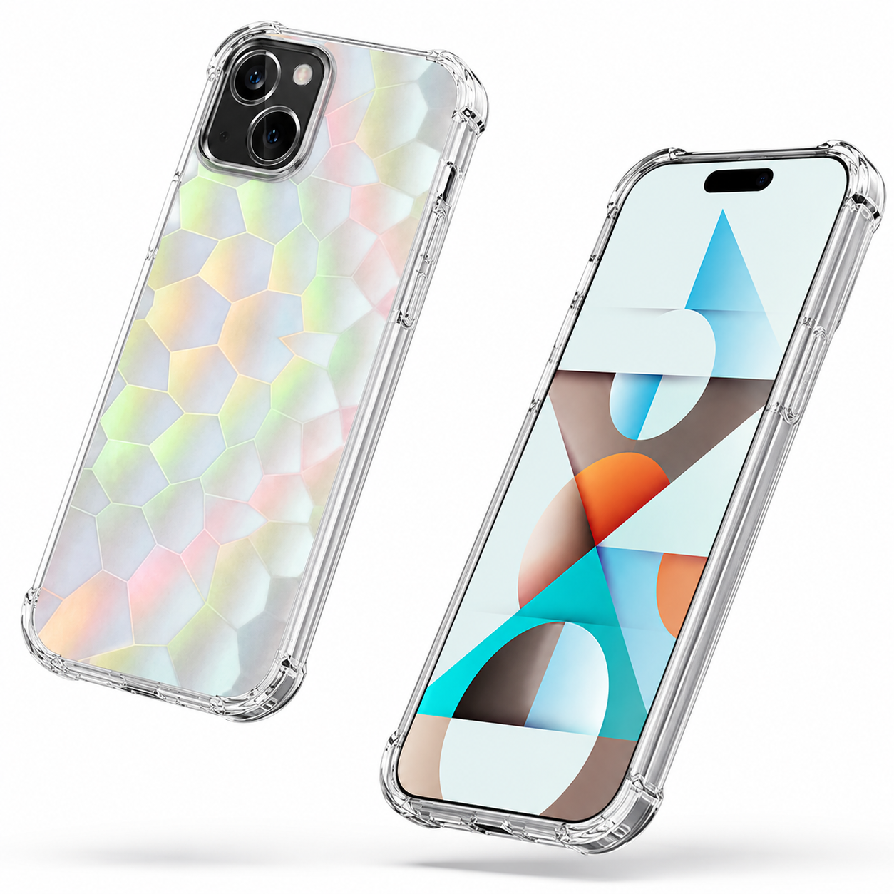 Edge Diamond Cut Clear Case for Apple iPhone 15 - Clear