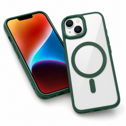 Matte MagSafe Ultra Hybrid Case for Apple iPhone 15 - Midnight Green