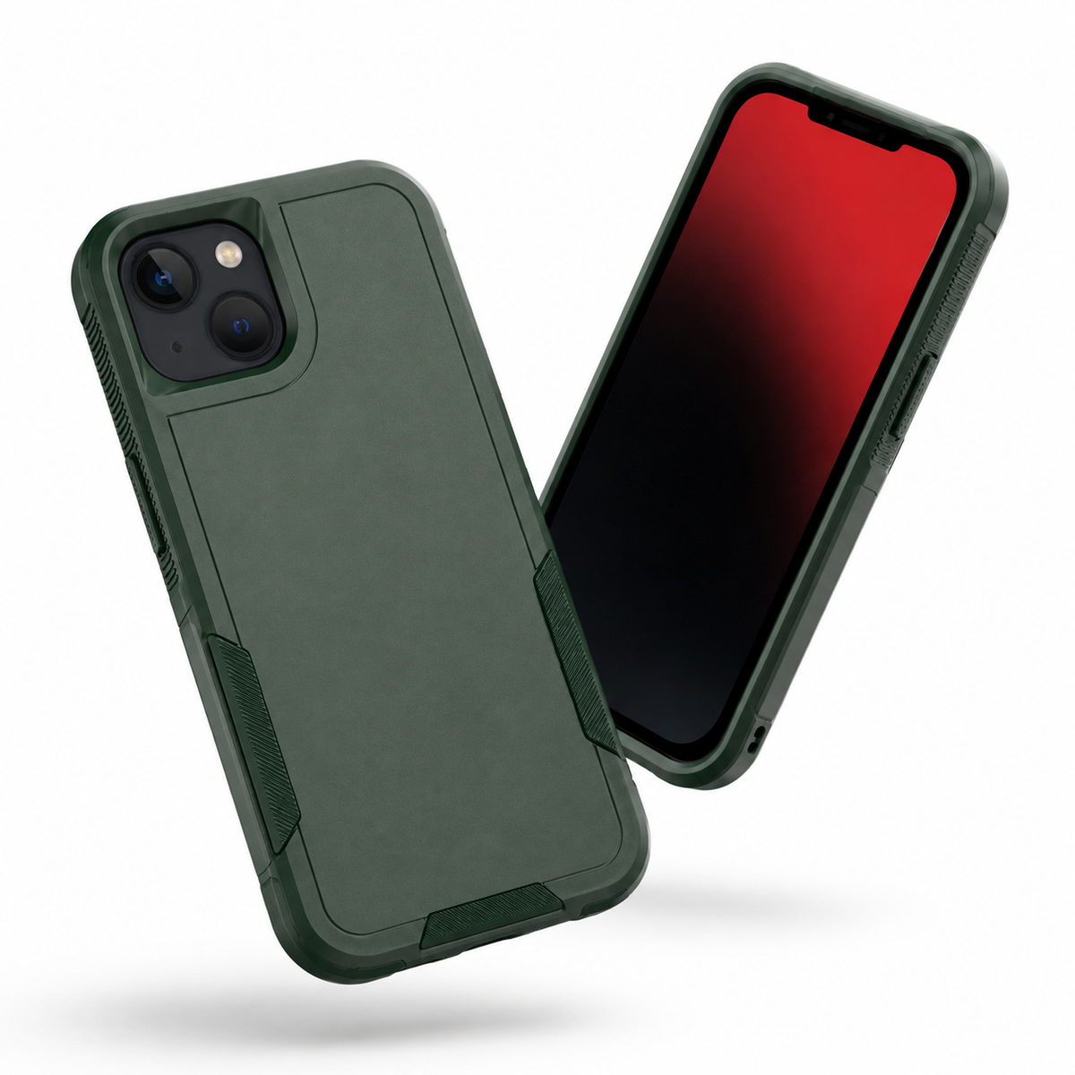Comm Lite Slim Protective Case for Apple iPhone 13 - Midnight Green