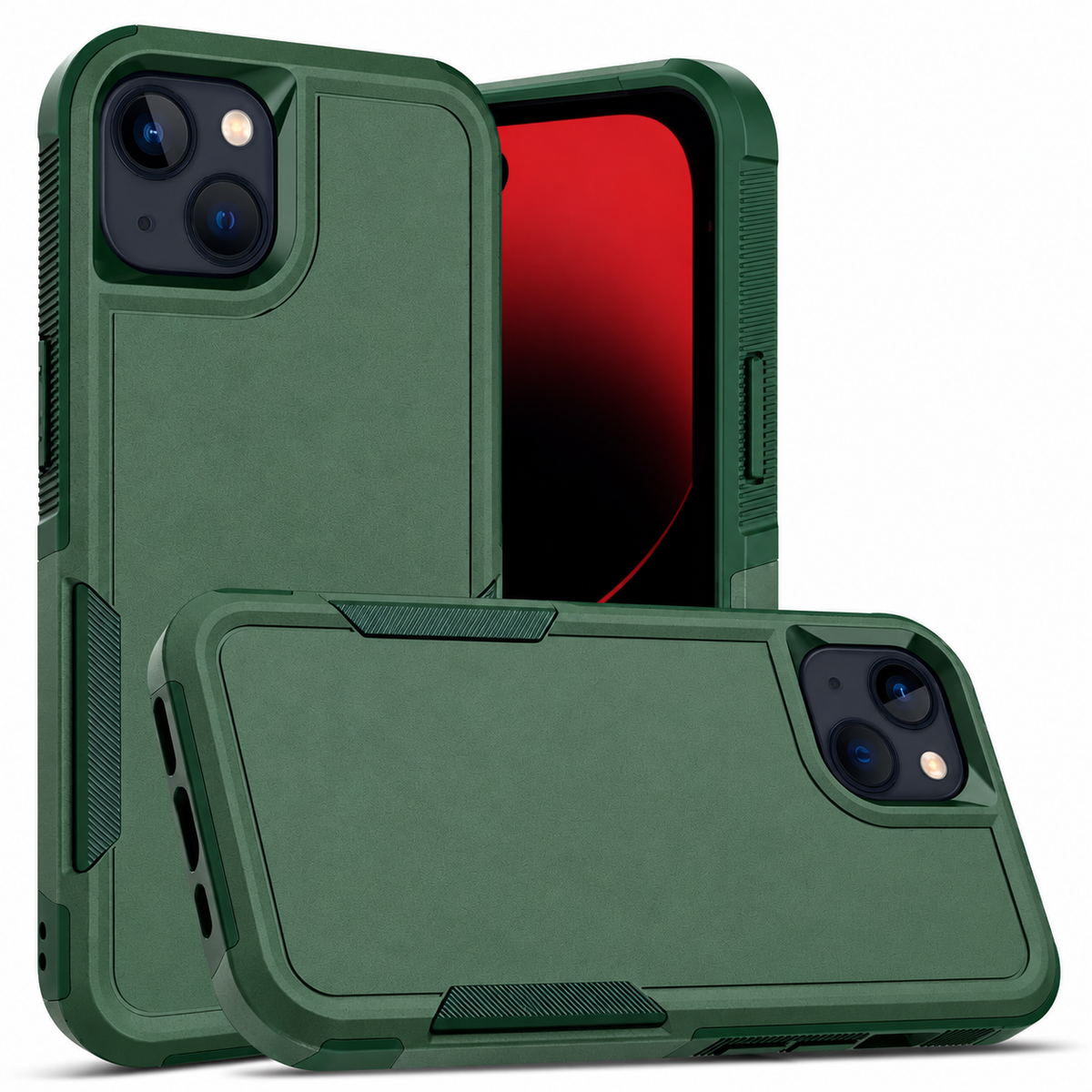 Comm Lite Slim Protective Case for Apple iPhone 13 - Midnight Green