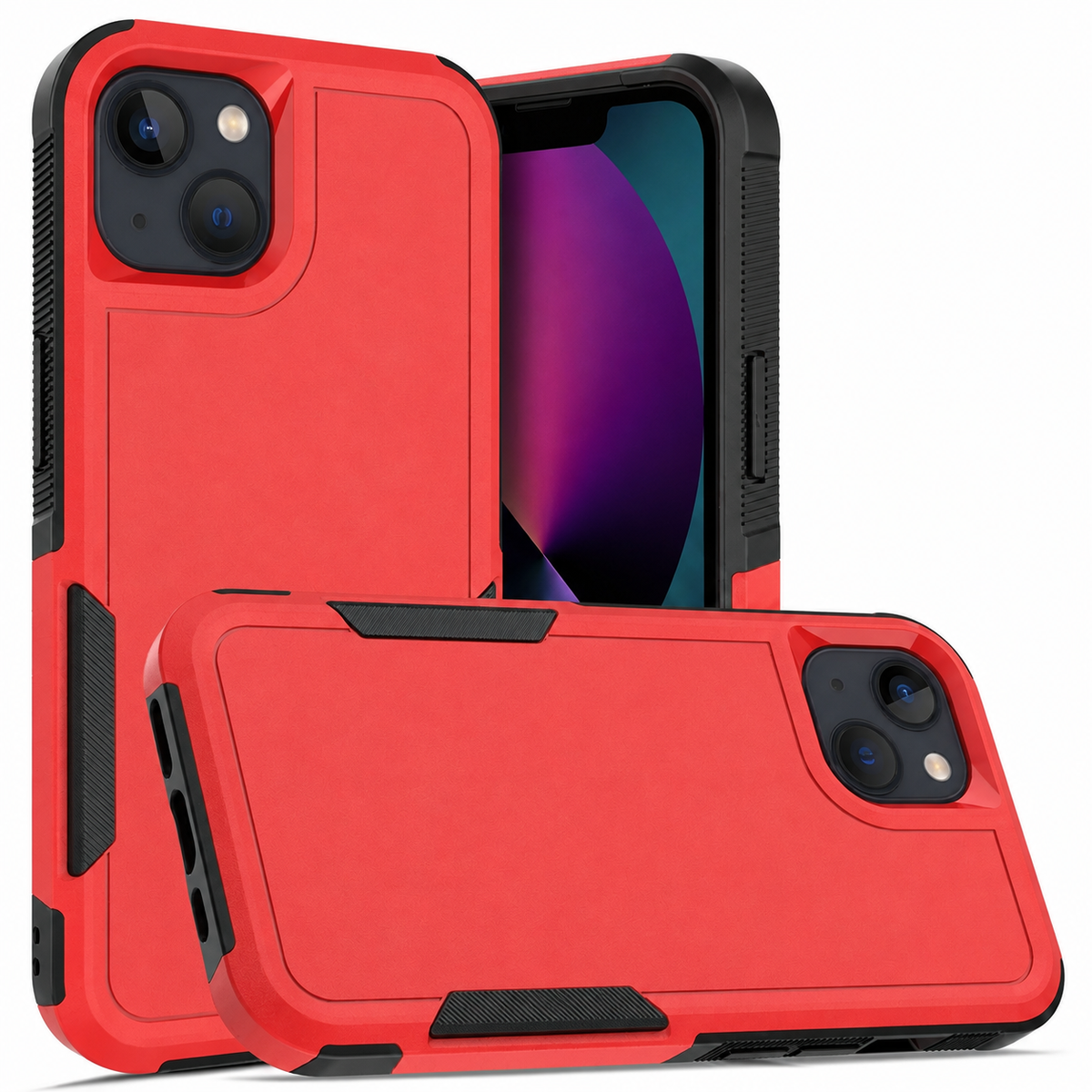 Comm Lite Slim Protective Case for Apple iPhone 14 - Red