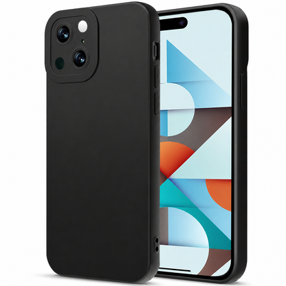 Matte TPU Protective Case for Apple iPhone 14 - Black