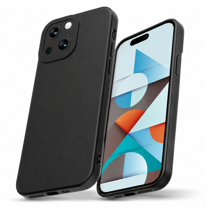 Matte TPU Protective Case for Apple iPhone 14 - Black