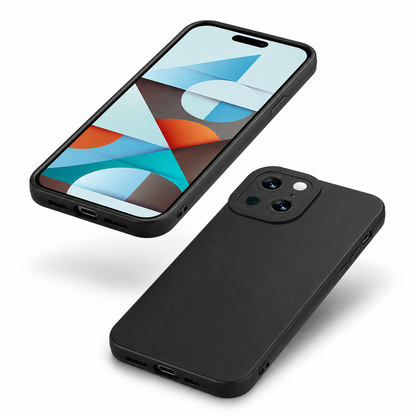 Matte TPU Protective Case for Apple iPhone 14 - Black