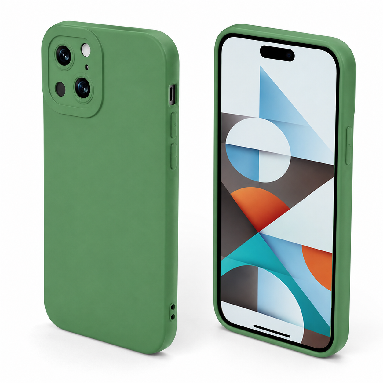 Matte TPU Protective Case for Apple iPhone 14 - Green