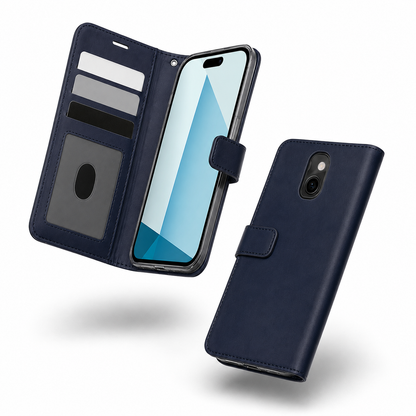 Photo ID Wallet for Apple iPhone 15 - Navy