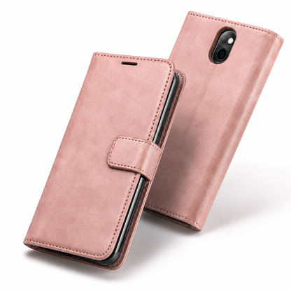 Photo ID Wallet Case for Apple iPhone 15 - Rose Gold