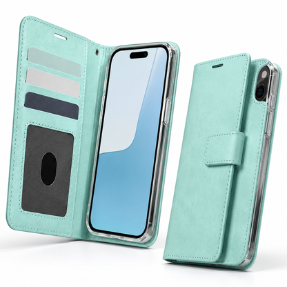 Photo ID Wallet for Apple iPhone 15 - Teal