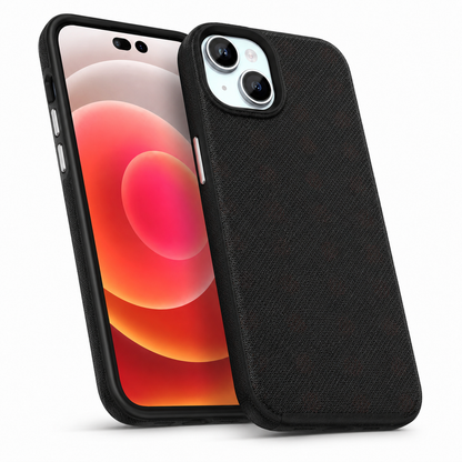 Dotted Comm Case for Apple iPhone 15 - Black