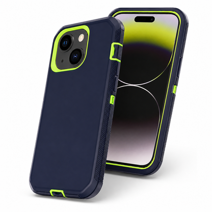 Triple Protection Case for Apple iPhone 15 - Lime