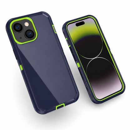 Triple Protection Case for Apple iPhone 15 - Lime