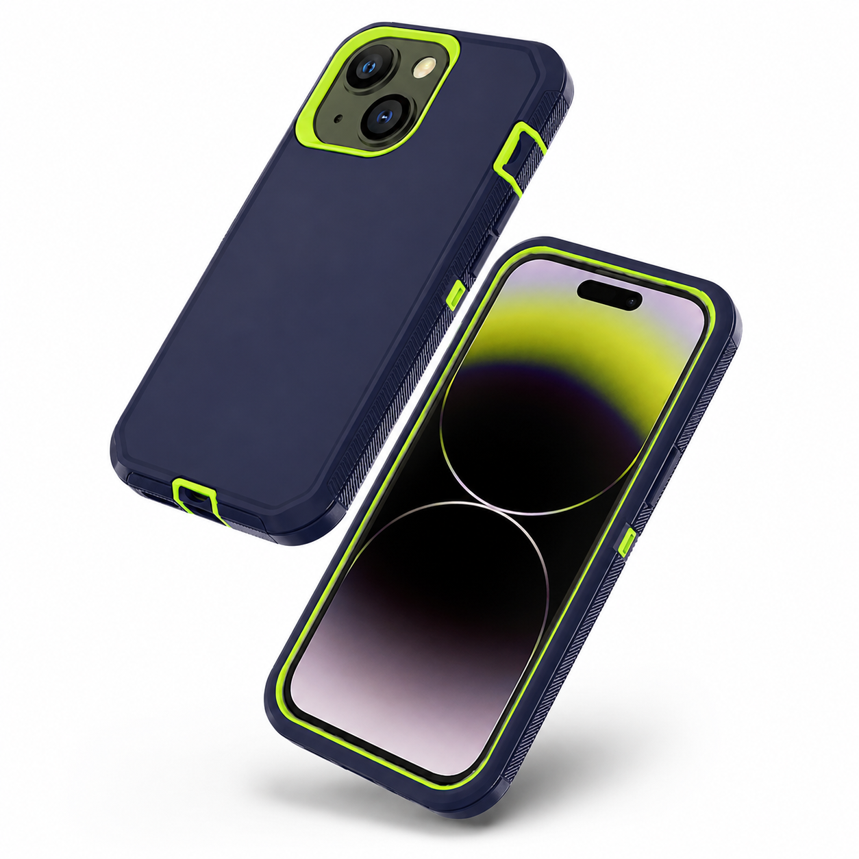 Triple Protection Case for Apple iPhone 13 - Lime