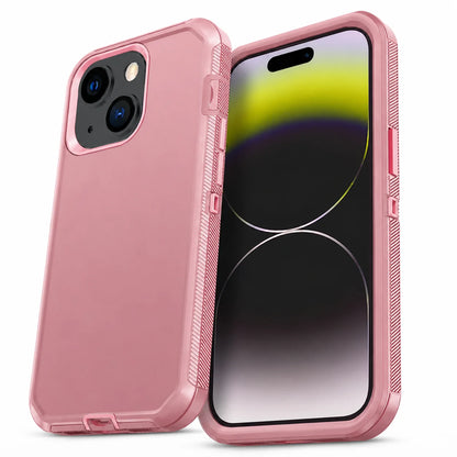 Triple Protection Case for Apple iPhone 14 - Rose Gold, slim smartphone case with protection