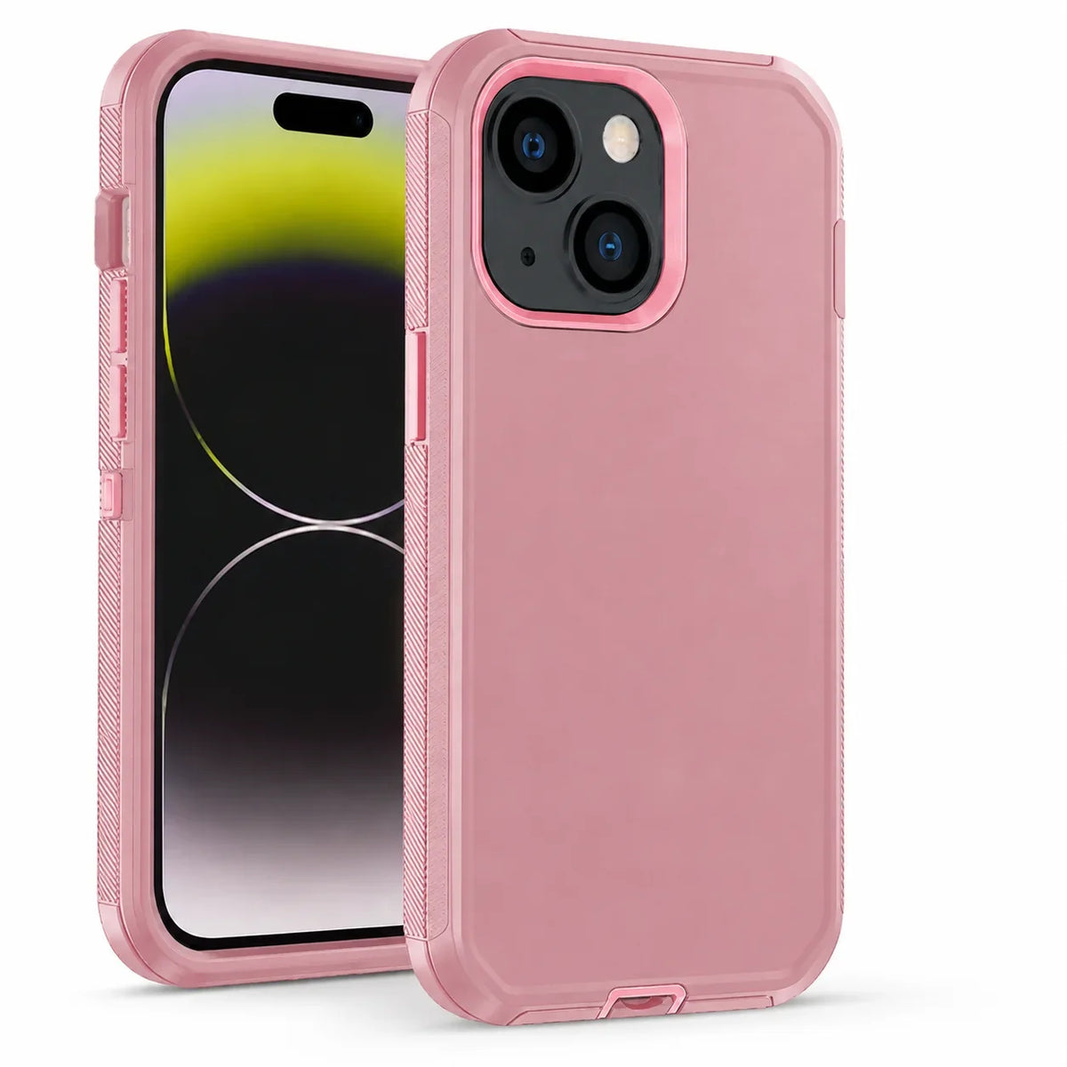 Triple Protection Case for Apple iPhone 13 - Rose Gold, shock-resistant everyday phone cover
