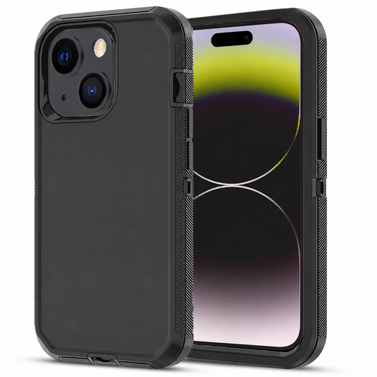 Triple Protection Case for Apple iPhone 15 - Black