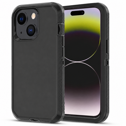 Triple Protection Case for Apple iPhone 14 - Black