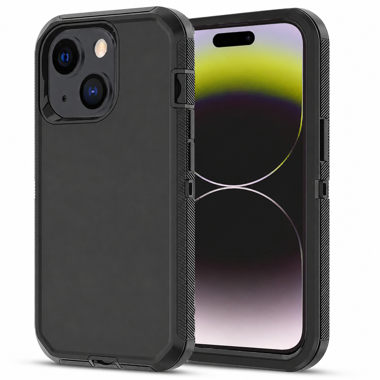 Triple Protection Case for Apple iPhone 13 - Black