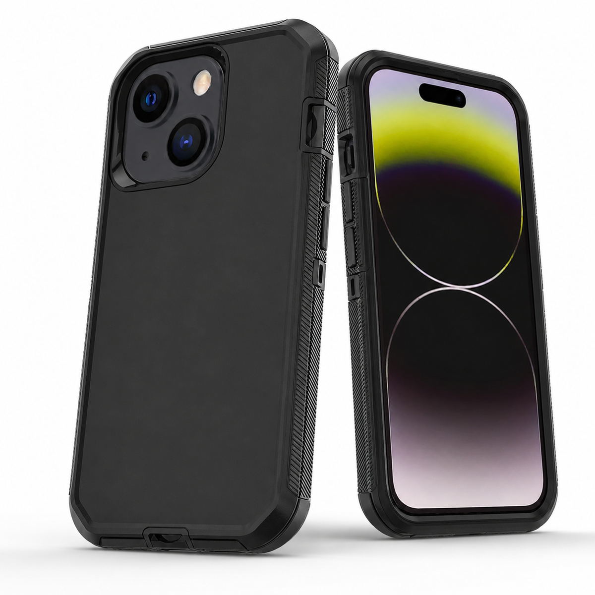 Triple Protection Case for Apple iPhone 15 - Black