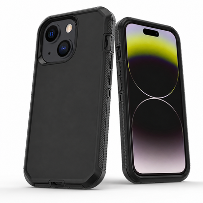 Triple Protection Case for Apple iPhone 15 - Black