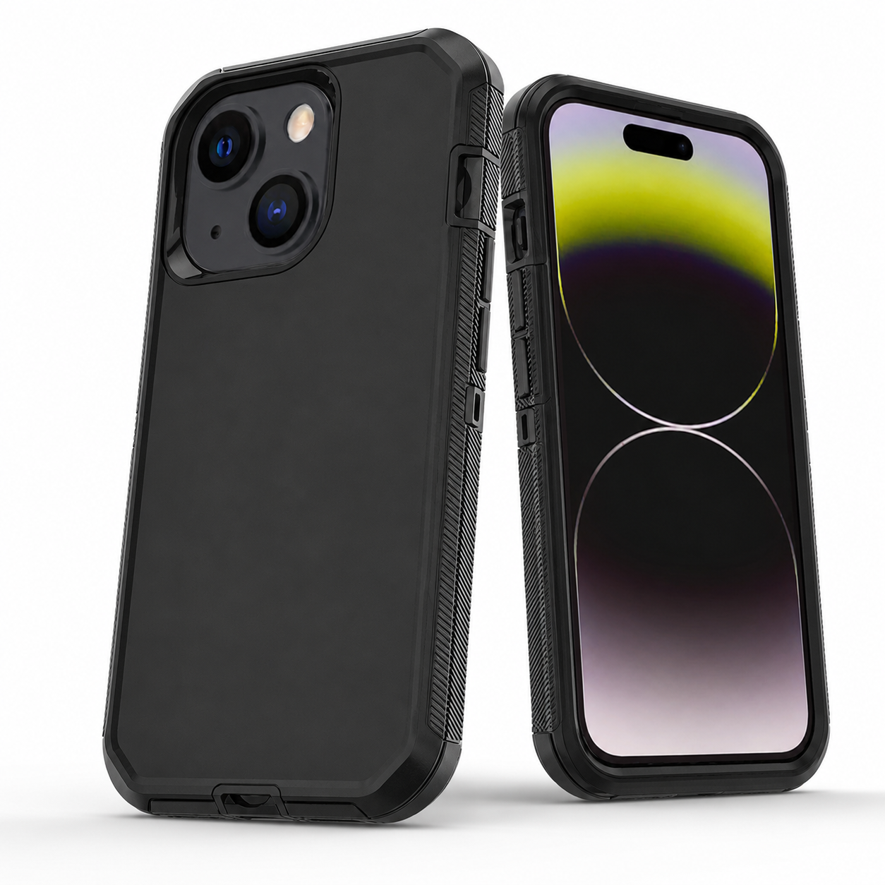 Triple Protection Case for Apple iPhone 14 - Black