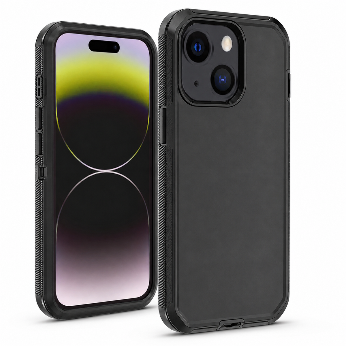 Triple Protection Case for Apple iPhone 15 - Black