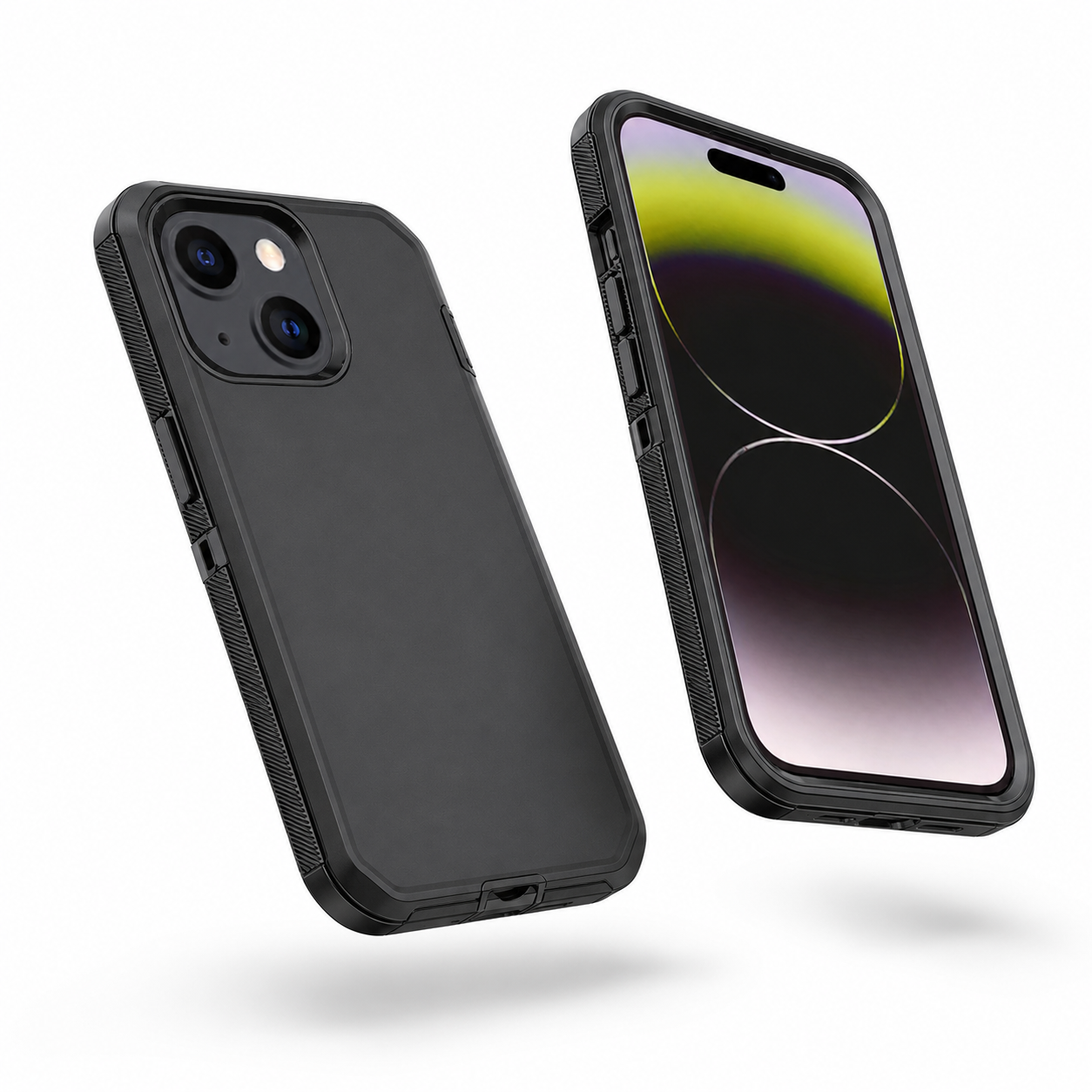 Triple Protection Case for Apple iPhone 15 - Black