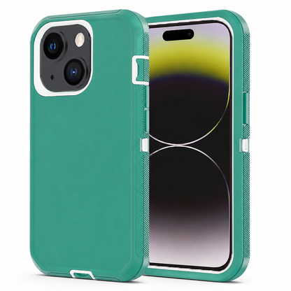 Triple Protection Case for Apple iPhone 15 - Teal
