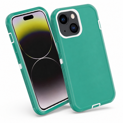 Triple Protection Case for Apple iPhone 15 - Teal
