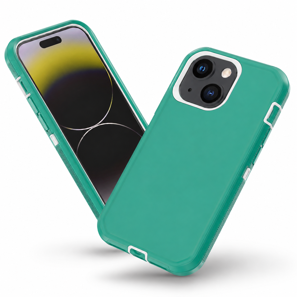 Triple Protection Case for Apple iPhone 14 - Teal