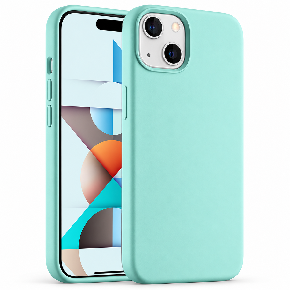Premium Liquid Silicone Case for Apple iPhone 15 - Teal