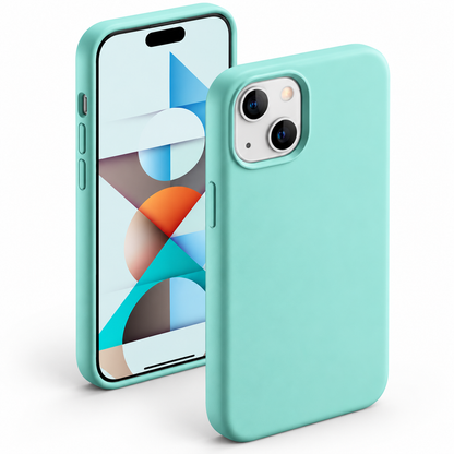 Premium Liquid Silicone Case for Apple iPhone 15 - Teal