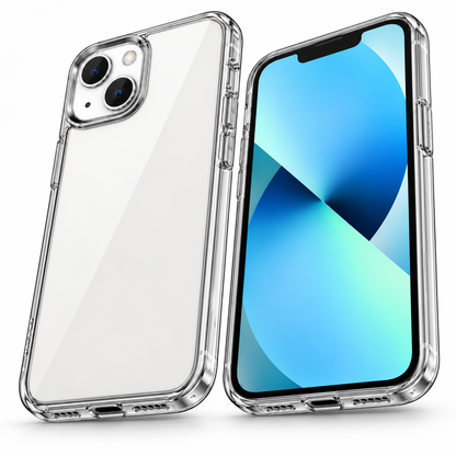 Transparent Armor Case for Apple iPhone 15 - Clear