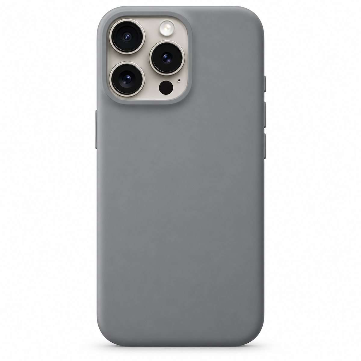 Premium Liquid Silicone Case for Apple iPhone 13 Pro Max - Grey - main product view