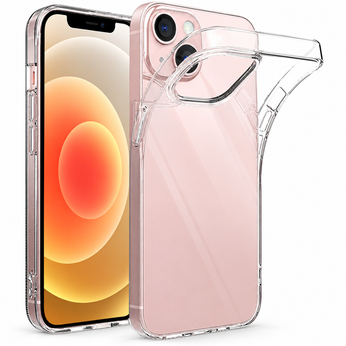 Slim Shockproof Case for Apple iPhone 15 - Clear