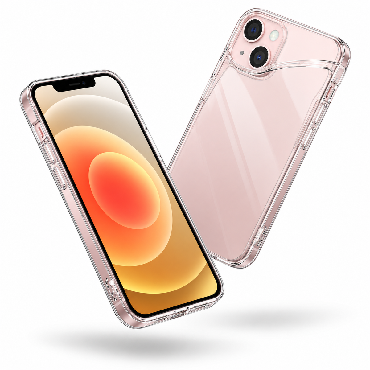Slim Shockproof Case for Apple iPhone 15 - Clear
