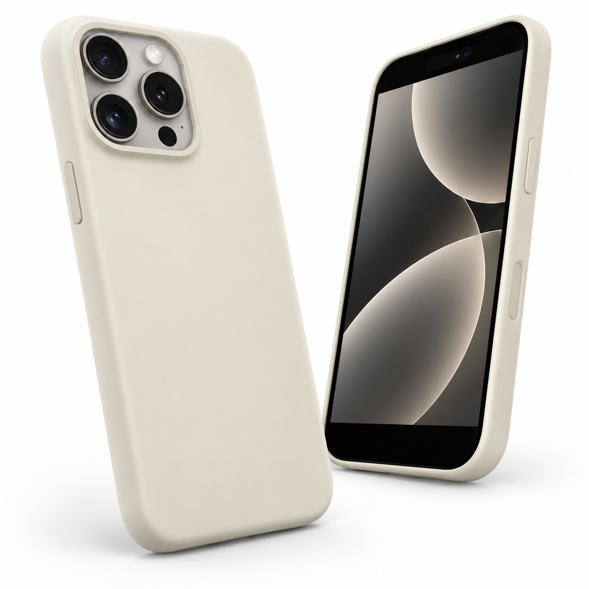 Premium Liquid Silicone Case for Apple iPhone 14 Pro - White - alternate product view