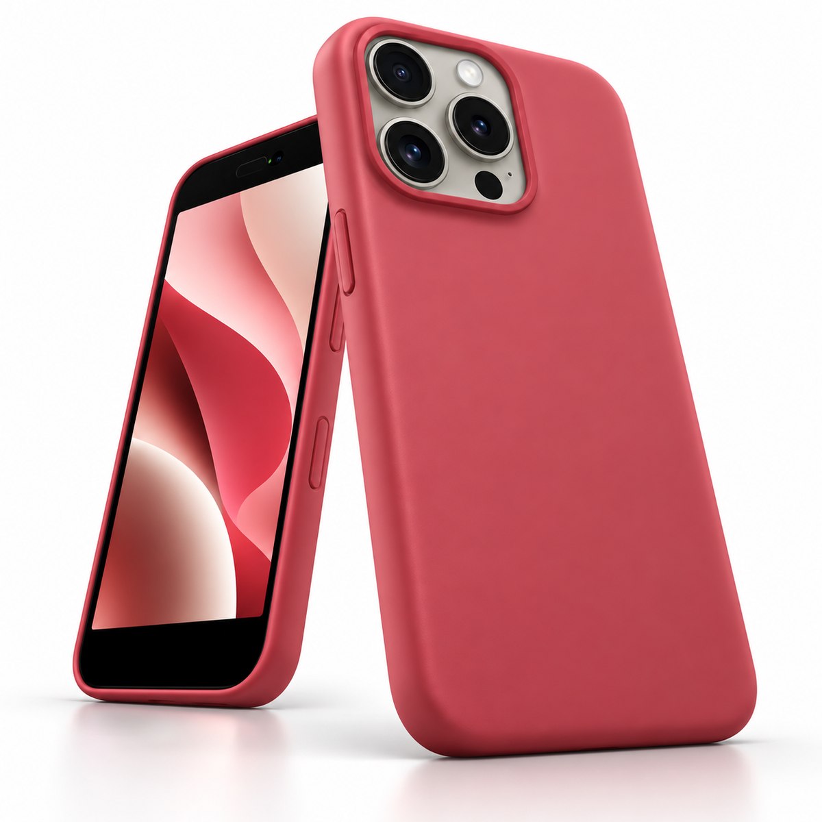 Premium Liquid Silicone Case for Apple iPhone 14 Pro - Wine - alternate product view