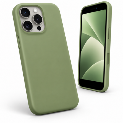 Premium Liquid Silicone Case for Apple iPhone 14 Pro- Hunter Green - alternate product view