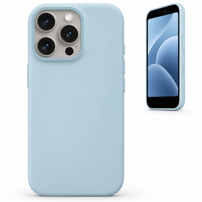 Premium Liquid Silicone Case for Apple iPhone 14 Pro Max - Light Blue - main product view