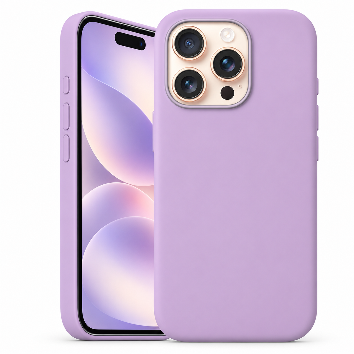 Premium Liquid Silicone Case for Apple iPhone 14 Pro Max - Light Purple - main product view